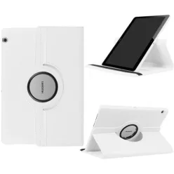   Huawei Mediapad T3 10.0, mappa tok, elforgatható (360°), fehér