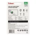 TCBEST újratölthető R6 (AA) elem 750 mAh, USB-C csatlakozóval és töltőkábellel (4db)