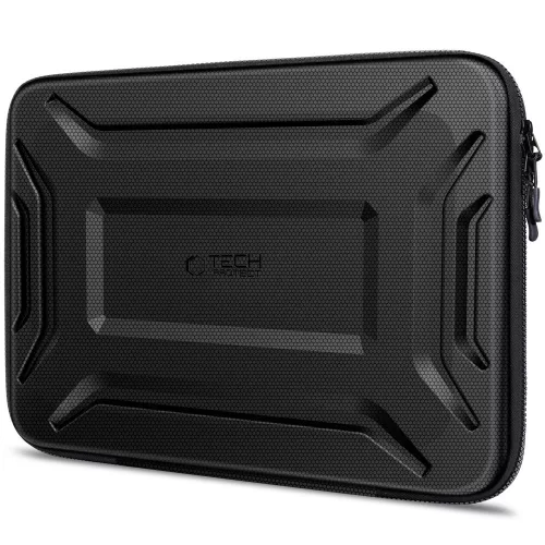 Tech-Protect Kevlar Pro strapabíró laptop táska / tartó, megerősített peremmel, 13-14col, fekete
