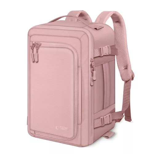 Tech-Protect Defender S50 utazó táska, Ryanair / Wizzair kompatibilis, 20L, 40x20x25cm, rózsaszín
