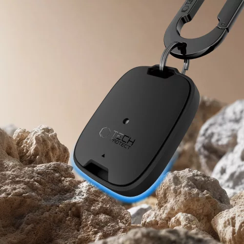 Tech-Protect Velar Airtag 1 / 2 tok, strapabíró, megerősített sarok, fekete