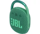 JBL Clip 4 hordozható bluetooth hangszóró, IP67, 5W, zöld (JBLCLIP4ECOGRN)