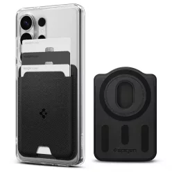   Spigen Urban Fit mágneses kártyatartó, MagSafe, Black, fekete (3db kártyához)
