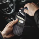 Tech-Protect KLR100 RFID blokkoló kulcstartó tok / táska, Carbon, fekete (autó kulcshoz, bankkártyához)