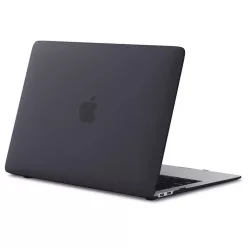   Apple MacBook Pro 14 (2021 - 2024), Műanyag hátlap védőtok, Tech Protect SmartShell, fekete