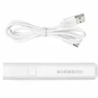 Műkörmös mini UV lámpa, kézi, akkumulátoros, hordozható, 3W, 1 LED-es, Blueque BQ-MINI4A, fehér