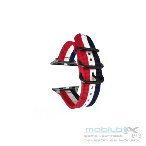 XPRO™ Apple Watch szőtt műanyag szíj Apple Watch 42mm (S1-S3) / 44mm / 45mm / 46mm / 49mm készülékhez tricolor