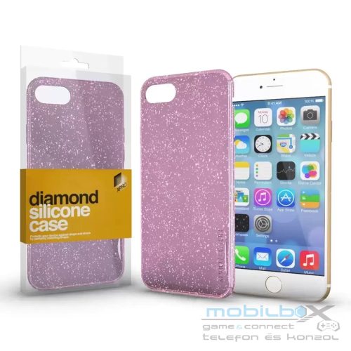 XPRO™ Szilikon tok Diamond Pink Samsung Galaxy S23+ készülékhez