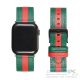 XPRO™ Apple Watch bőr szíj Sötétzöld / Piros Apple Watch 42mm (S1-S3) / 44mm / 45mm / 46mm / 49mm készülékhez