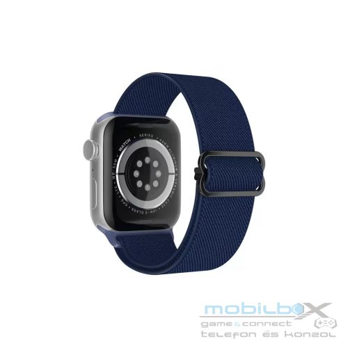 XPRO™ Apple Watch szövet körpánt Sötétkék Apple Watch 38mm / 40mm / 41mm / 42mm (S10) készülékhez