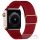 XPRO™ Apple Watch szövet körpánt Piros Apple Watch 38mm / 40mm / 41mm / 42mm (S10) készülékhez