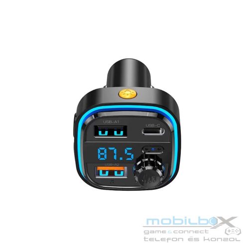 XO BCC08 FM Transzmitter Autós Töltő 3,1A