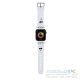 Karl Lagerfeld óraszíj fehér KLAWLSLKCNH Apple Watch 42mm (S1-S3) / 44mm / 45mm / 46mm / 49mm készülékhez