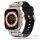  Tech-Protect DELTA PRO óraszíj Fekete / Titán, Apple Watch 42mm (S1-S3) / 44mm / 45mm / 46mm / 49mm készülékhez