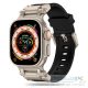  Tech-Protect DELTA PRO óraszíj Fekete / Titán, Apple Watch 42mm (S1-S3) / 44mm / 45mm / 46mm / 49mm készülékhez