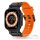  Tech-Protect DELTA PRO óraszíj Narancs / Fekete, Apple Watch 42mm (S1-S3) / 44mm / 45mm / 46mm / 49mm készülékhez