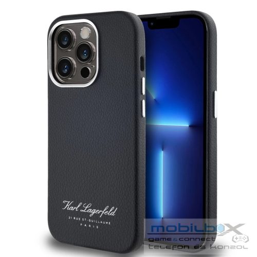 Karl Lagerfeld tok fekete KLHCP14XPGWCMKHK Apple Iphone 14 Pro Max készülékhez