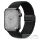 Tech-Protect NYLONMAG óraszíj Fekete, Apple Watch 42mm (S1-S3) / 44mm / 45mm / 46mm / 49mm készülékhez