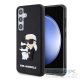 Karl Lagerfeld tok fekete KLHCS24S3DRKCNK Samsung Galaxy S24 készülékhez