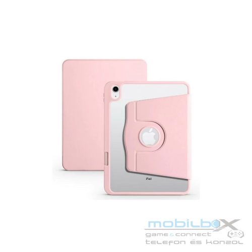 Etui Smartbook pink TPU tok több funkciós állvánnyal Apple Ipad Air 11" (2024) készülékhez