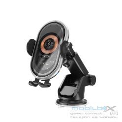 XO WX038 QI15W tapadókorongos Autós tartó Fekete