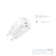 XO CE08 Fehér Hálózati Töltő szett PD35W 2*USB-C + USB-C/USB-C kábel a dobozban