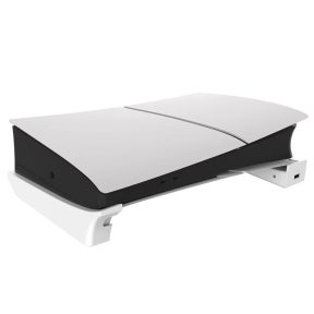 iPega P5S008 vízszintes állvány USB HUB-val PS5 Slim/PS5 Pro készülékhez fehér