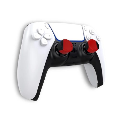 iPega P5006 Szilikon Hüvelykujj Fedők PS5 készülékhez, 6 db, fekete/piros