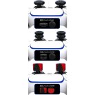 iPega P5006 Szilikon Hüvelykujj Fedők PS5 készülékhez, 6 db, fekete/piros