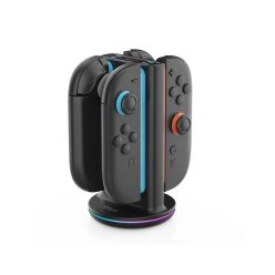   iPega SW2051 Töltőállomás with RGB, JoyCon kontroller és Nintendo Switch 2 készülékhez, fekete