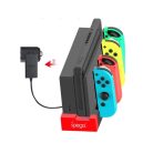 iPega 9186 Töltőállomás pro N-Switch készülékhez a Joy-con fekete/piros
