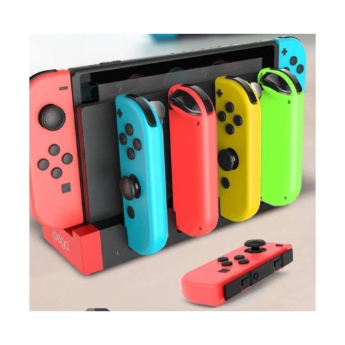 iPega 9186 Töltőállomás pro N-Switch készülékhez a Joy-con fekete/piros